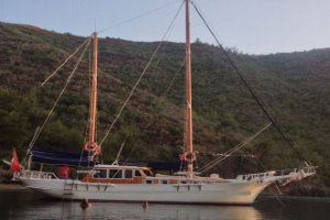 Goelette de 3 cabines a vendre Bodrum Turquie